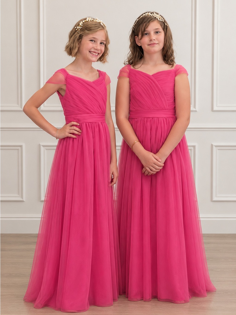 Azazie Junior Bridesmaid or Flower Girl Dresses